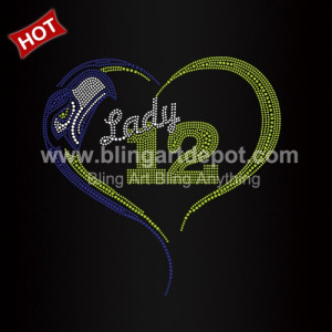 Heart Rhinestone Hawks Transfers Wholesale Heart Rhinestone Hawks Transfers Wholesale